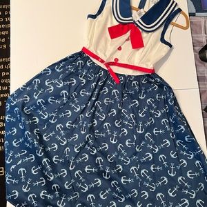 Disney Cruise Line Dress Shop Sailor Dress
